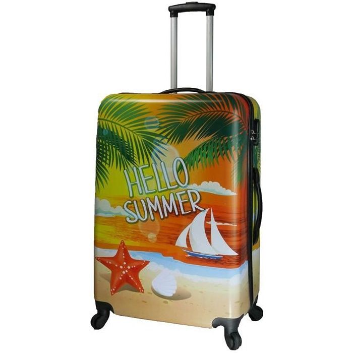 Valise Rigide Metzelder Summer Garantie 1 An Voyage Motif