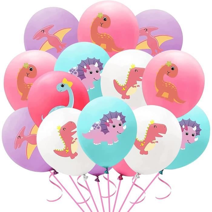 Lot De 16 Ballons Dinosaures, Ballons En Aluminium Dinosaure, Décoration De Bouquet De