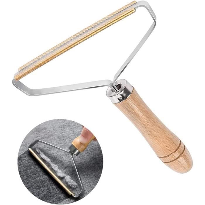 Brosse Manuel Anti Poil Lot de 1 Rasoirs Anti-Bouloches Portable Lint Remover pour Manteau Tissé Pull Tapis Rideaux Canapé