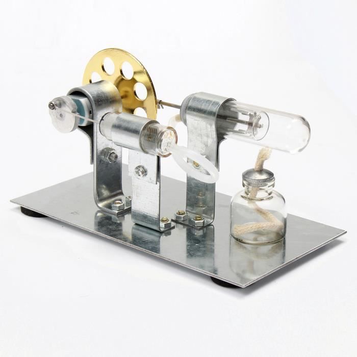 Stirling moteur accessoires mini métal et verre cylindre piston 