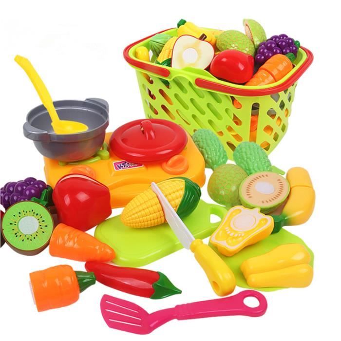 Jouets De Coupe Et De Hachage De Fruits, Jouets De Légumes Et De Fruits De  Simulation Pour Enfants, Ensemble De Cuisine Pour Filles Et Garçons - Temu  France