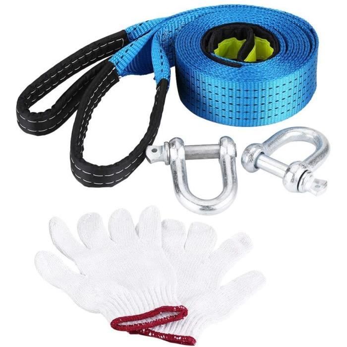 2 Pièces Sangle Remorquage Voiture Course, Sport Sangle De Remorquage Set, Racing Voiture Remorque Corde, Pour Pare-Chocs Avant Et Arrière, Câble De Remorquage Universel De Course (Vert