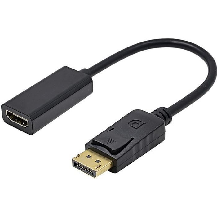 HDMI Certifié DisplayPort Prise Mâle vers HDMI A Prise Femelle PureLink PI150 Série PureInstall Adaptateur DisplayPort