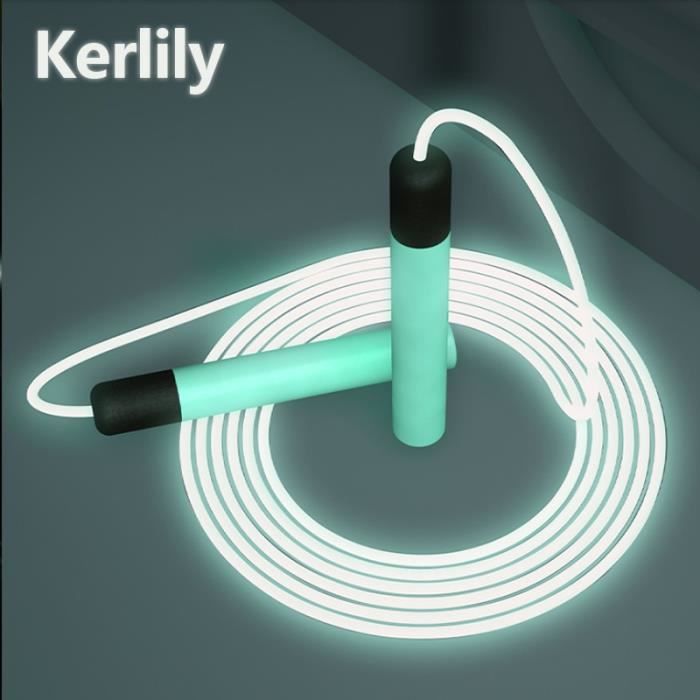 IPobie Corde à Sauter Lumineuse Pour Enfants - Lot De 2 - 7 Couleurs LED - Longueur Réglable - Jouet Sportif Extérieur