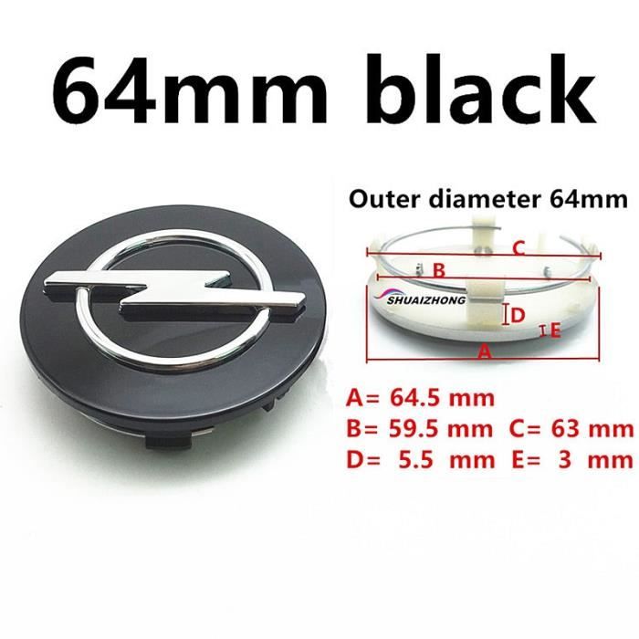 4 x caches moyeux centre roue VW pour Volkswagen 65mm ref. 3B7 601 171