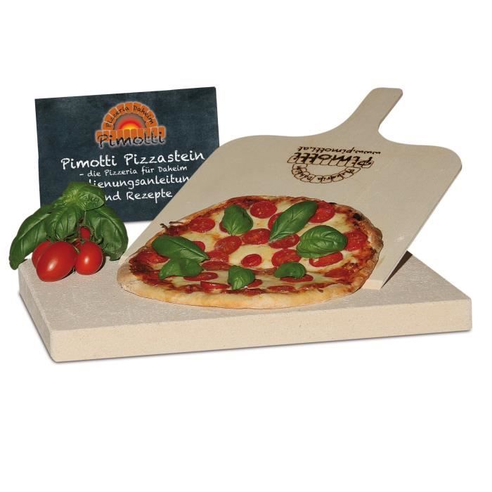 Pimotti 202 _ 002 Pierre à pizza 3 cm dépaisseur avec Argile réfractaire à pizza 