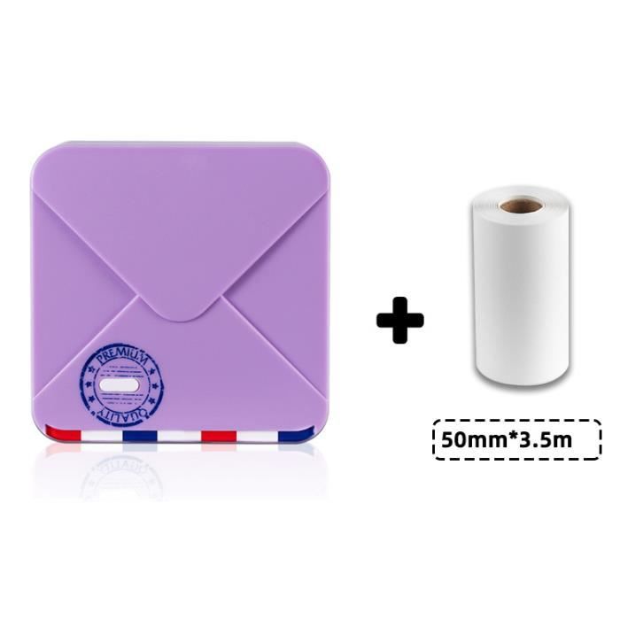 Toutes nos imprimantes,Mini-imprimante thermique Portable M02S  304dpi,Bluetooth,couleur,impression de photos - Purple with 1 Roll -  Cdiscount Informatique