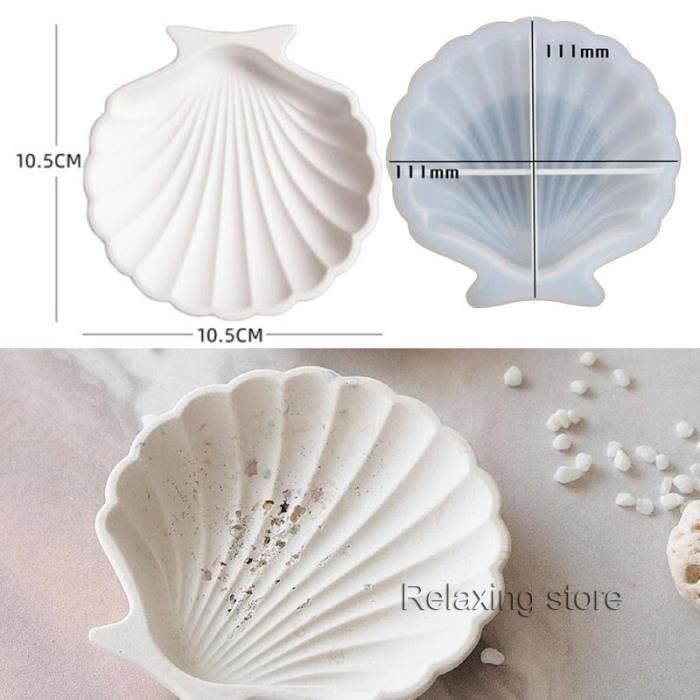 Moule En Silicone DIY - Feuille Pour Ciment, Béton, Plateau, Bibelot