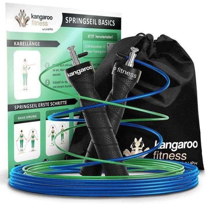 Corde à Sauter Sunshine Smile Ajustable – Bleue, Pour Adulte, Enfant, Crossfit, Boxe