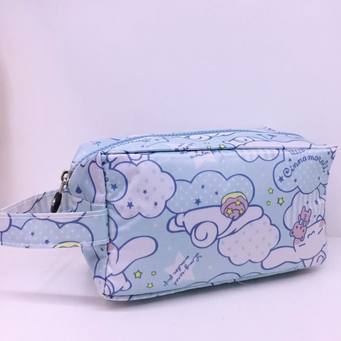 Trousse à Maquillage Hello Kitty Pour Fille - Grande Capacité - Blanc En Coton - Neuf Sans Étiquette