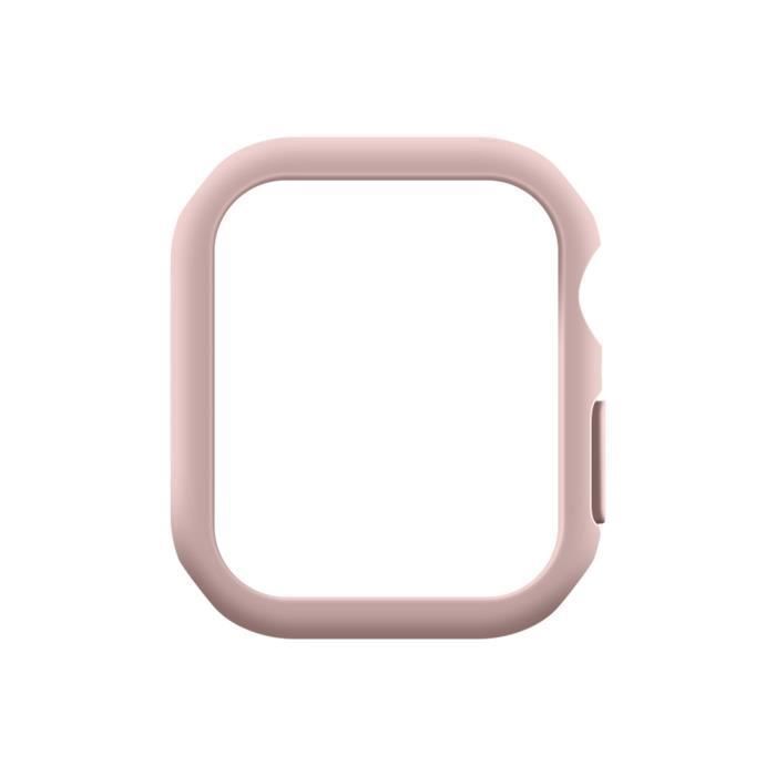 Coque Antichoc Protection pour Apple Watch Series 8 et 7 45mm - Rose
