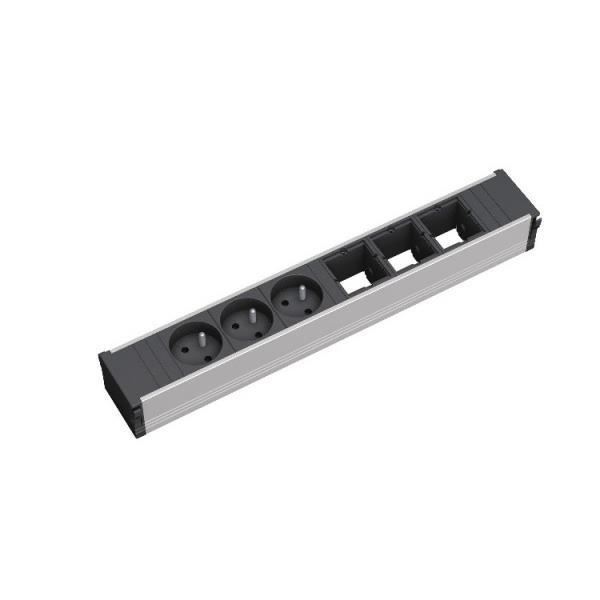 REV Supra-Line Multiprise PC Interrupteur 6 positions 3 m Câble Parasurtenseur
