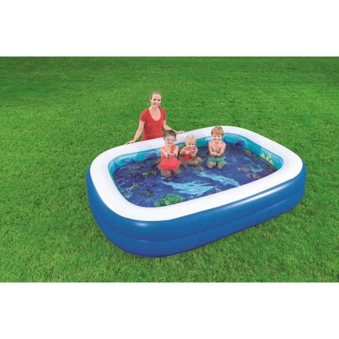 Bestway Piscine Et Accessoires Aventure Sous Marine 262 X 175 X 51 Cm Achat Vente Pataugeoire Cdiscount