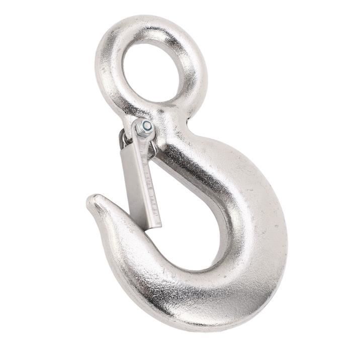 Crochet De Levage En Acier Inoxydable 304 - Capacité 0.3T Ou 0.5T, Pour Treuil, Remorque, Gréement - 9