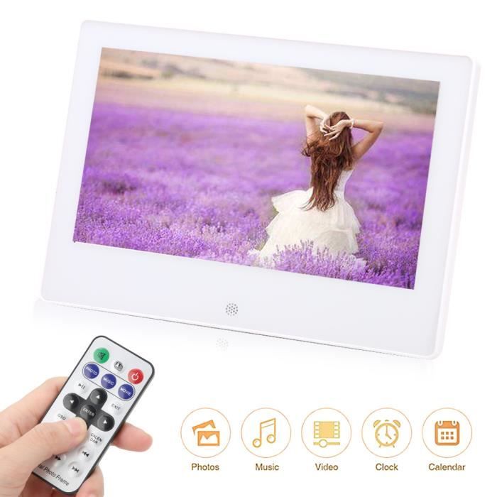 Cadre Photo Numérique 13 Pouces Wi-Fi HD IPS Tactile – 1280x800, Télécommande, Musique/Vidéo, Noir EU