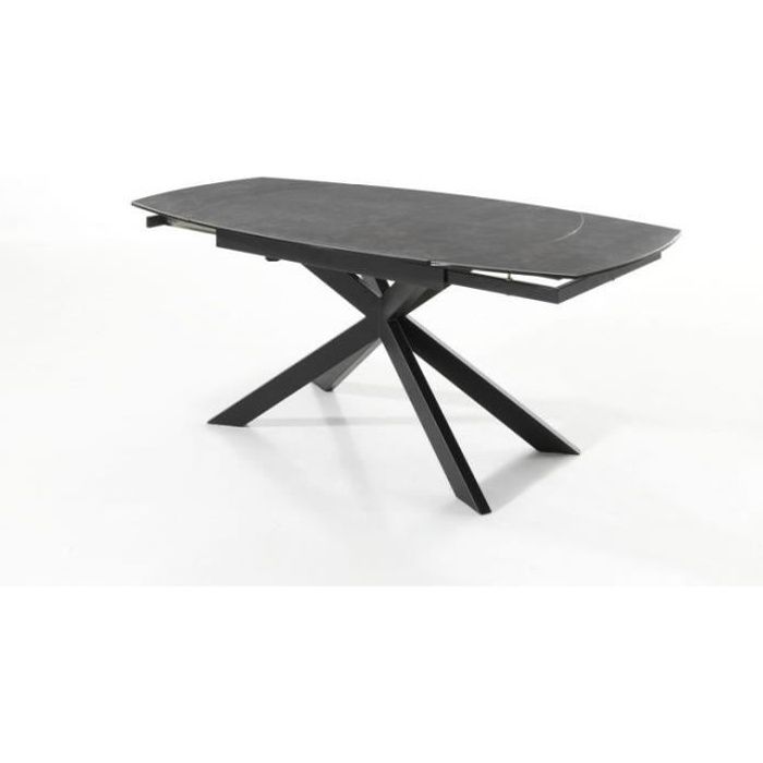 Table Ceramique Jeremy La Table Gris Fonce Achat Vente Table A