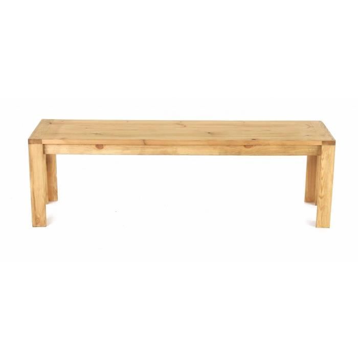 Banc Pin Massif 150 Cm Kuadro Achat Vente Banc Soldes Sur Cdiscount Des Le 20 Janvier Cdiscount