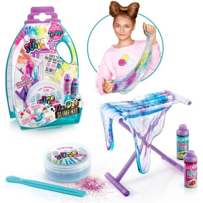 Kit Slime Tie & Dye CANAL TOYS - Effet Tie-Dye - Pour Enfant - Cdiscount  Jeux - Jouets