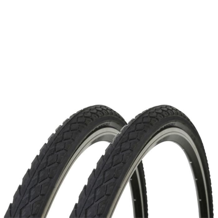 ECOVELO 2 700 x 45 cm Paire de pneus 700 x 45 C Adulte