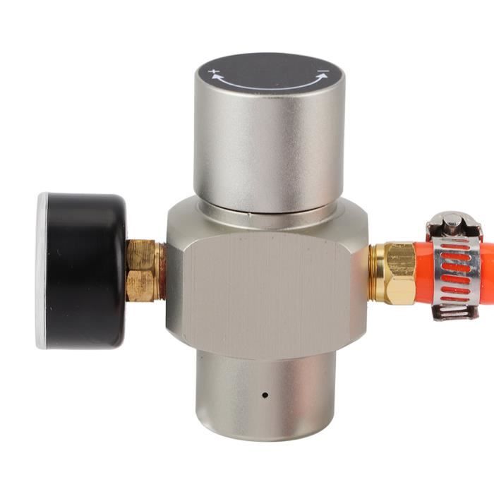 Mini Détendeur De Gaz CO2 En Alliage Alu/lation – T21 *4 – Neuf, Pour Maison Ou Atelier