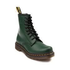 dr martens green smooth