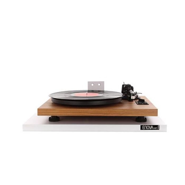 Étagère - ENOVA - TURNTABLE WALLMOUNT WH - Blanc - Bois contreplaqué - Design contemporain