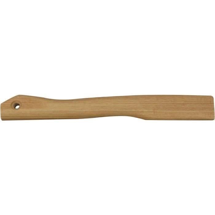 Manche en frêne verni adaptable pour hachette canadienne 400 x 47 x 17,5mm (brochable)