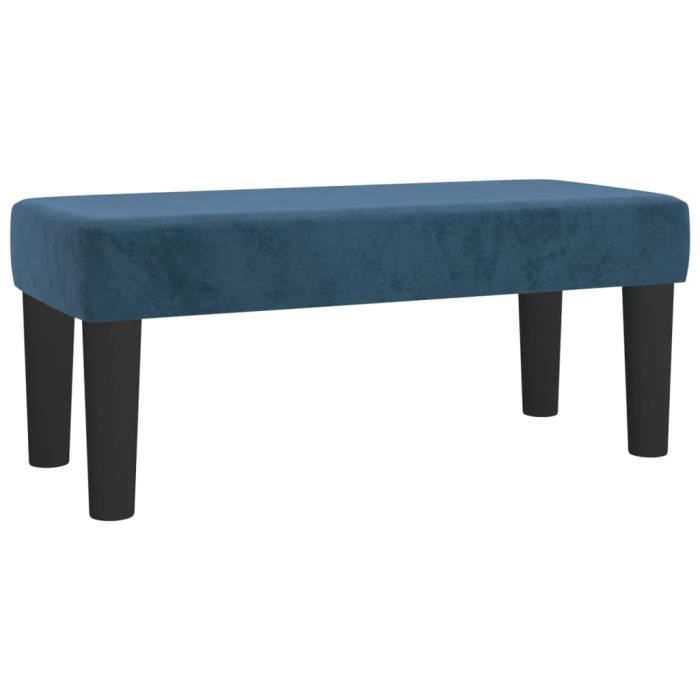 Banc Velours Vert Foncé 70 Cm - Assise Confortable Mousse, Multifonction, Design Moderne Pour Salon Ou Chambre - 9