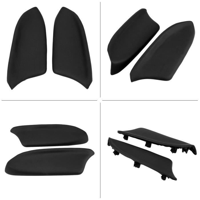 Akozon Autocollant D'accoudoir De Panneau De Porte 2 Pièces/ensemble Voiture Panneau De Porte