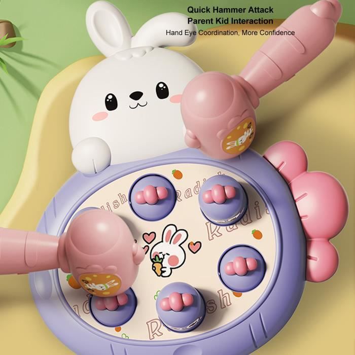 Générique Jeu De Martèlement – Pop-up Bébé, Whack-a-Mole Gâteau, Musical, 1-3 Ans, Sans Pile