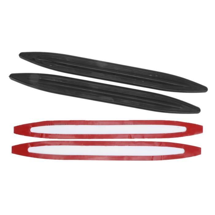 4 Autocollants Chromés Anti-rayures Pour Pare-chocs Voiture - 23 X 5 Mm - Protection Angles Avant/arrière - 10