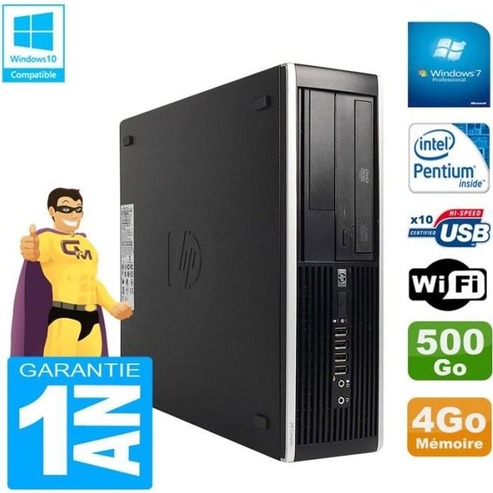 PC  Compaq Pro 6300 SFF G630 RAM 4Go Disque 500Go