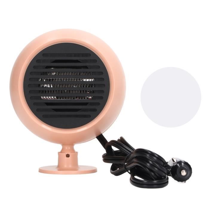 Chauffe-Voiture Portable 12V 150W – Dégivrant 2-en-1 Chauffage & Ventilation Rotatif 360°