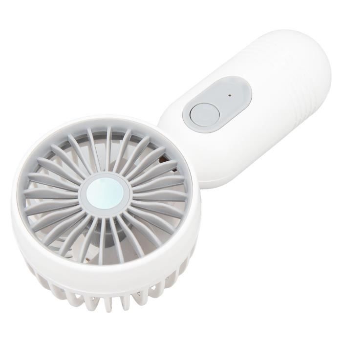 KEENSO Mini ventilateur portable Mini ventilateur tenu dans la main Petit ventilateur portatif personnel sport outillage Blanc - Keenso