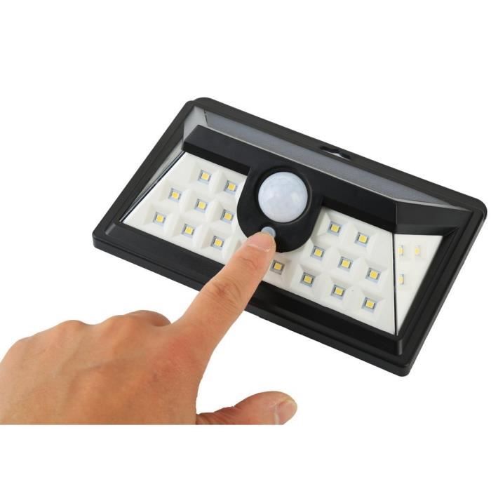 Lampe Exterieur 24 Led Impermeable Avec Detecteur De Mouvement Sans Fil A Energie Solaire Pour Jardin Patio Terrasse Cour Escalier Achat Vente Lampe Solaire Exterieur Cdiscount