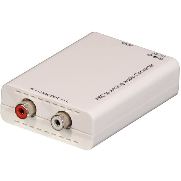 Lindy 70411 Audio Converter en Extender SPDIF naar RCA Coax Beige