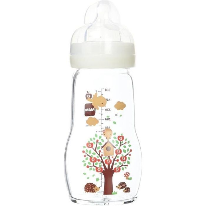 Mam Biberon Verre 260ml 0 Mois Tetine Debit 2 Blanc Cdiscount Puericulture Eveil Bebe Mam Biberon Verre 260ml 0 Mois Tetine Debit 2 Blanc Cdiscount Puericulture Eveil Bebe