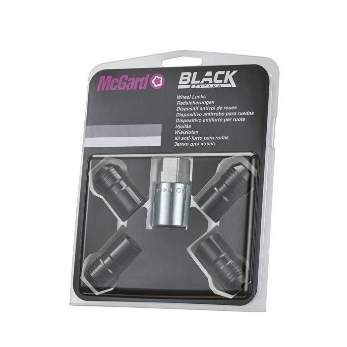 4 ECROUS ANTIVOL SUB MCGARD M14X1.5/ 60°/ Ø21 / 22 MM
