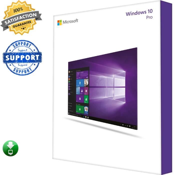 Windows 10 Professionnel 32/64 Bit – 1 PC