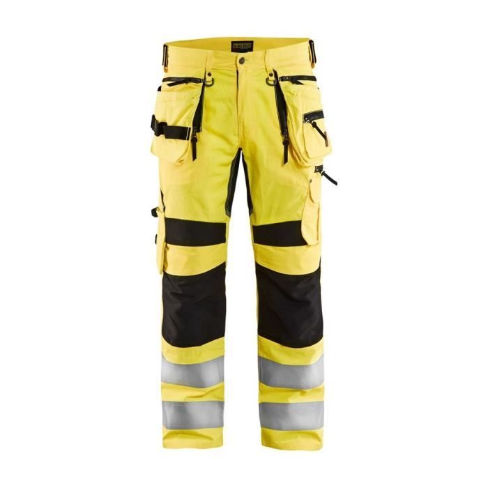 Pantalon de travail haute visibilité stretch Blaklader Jaune