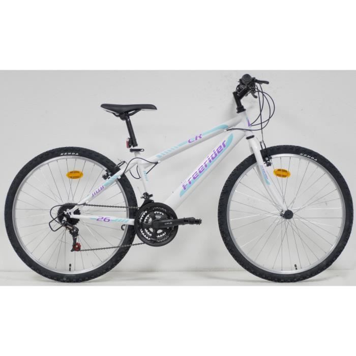 Vtt 26 Femme 18 Vitesses Shimano Ty21 Prix Pas Cher Cdiscount