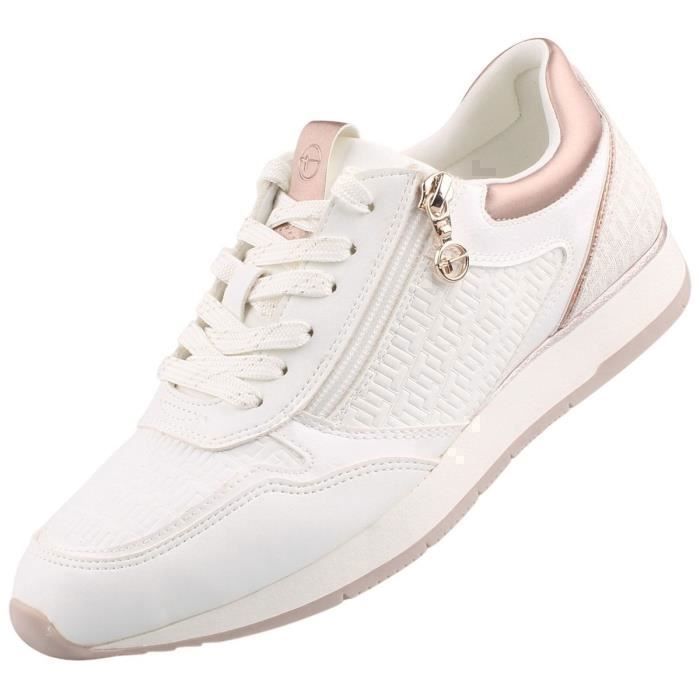 tamaris Baskets - TAMARIS - 1-23603-42/119 - Cuir synthétique - Fermeture éclair - Semelle plate