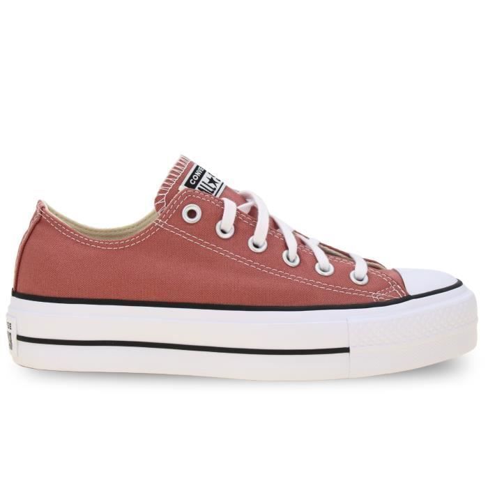Converse Converse Chuck Taylor All Star Lift Platform Chaussures pour Femme Rose A10648C