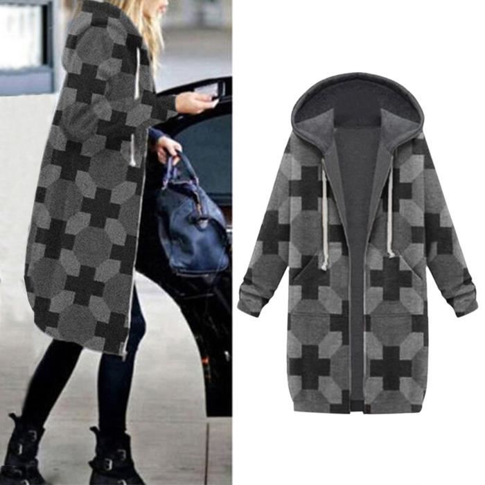 Navahoo - Hoodie - Manches Longues Femme - Gris - 40 FR/Medium