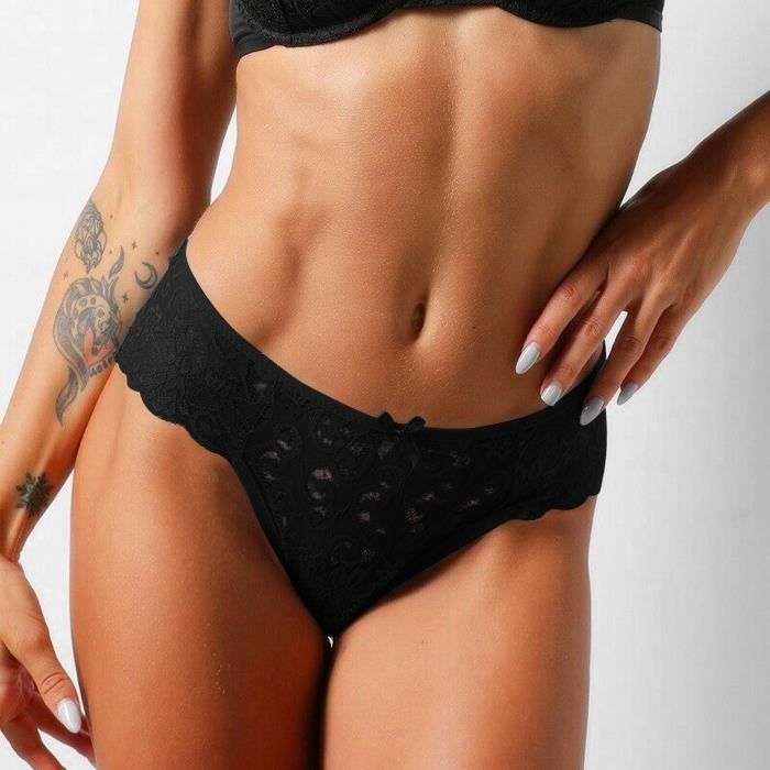 Nuisette résille et dentelle Noire, grande taille, imprimé fleur