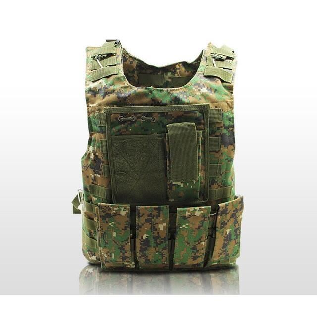 Digital Gilet Tactique Militaire Airsoft D