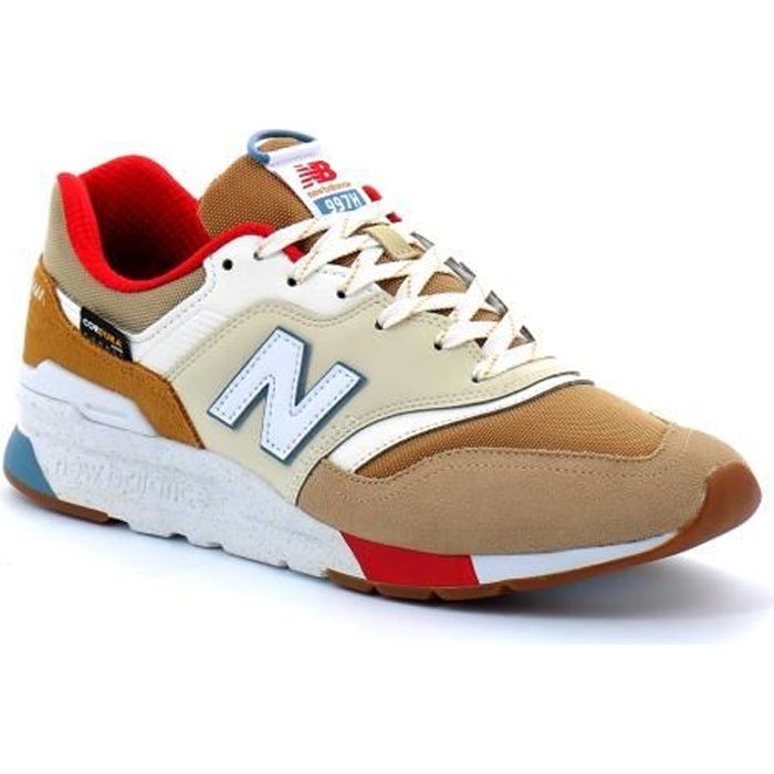 New balance beige et rouge best sale