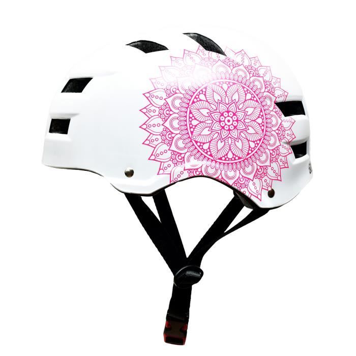 Casque de skate et de vélo - Skullcap by Capital Sports - coque intérieure absorbant les chocs - Taille M - Mandala