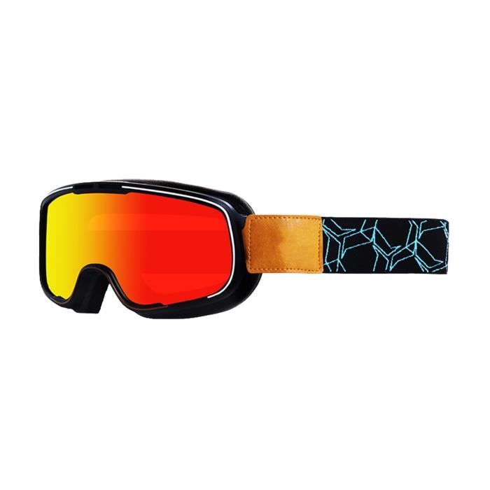 Masque - lunettes ski,Lunettes de Ski,Anti-buée et Protection UV,pour jeunes  hommes et femmes- Red[B354626] - Cdiscount Sport
