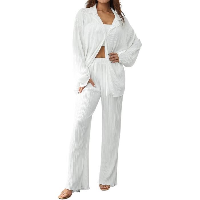 Tenue pantalon cheap large taille haute